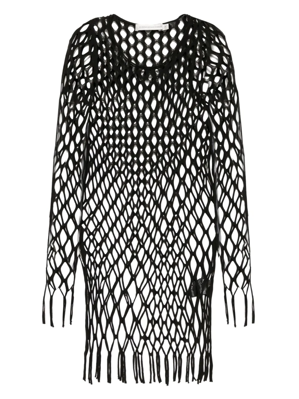 Сетчатое платье мини Christopher Esber, черный
Сетчатое платье мини Christopher Esber, черный