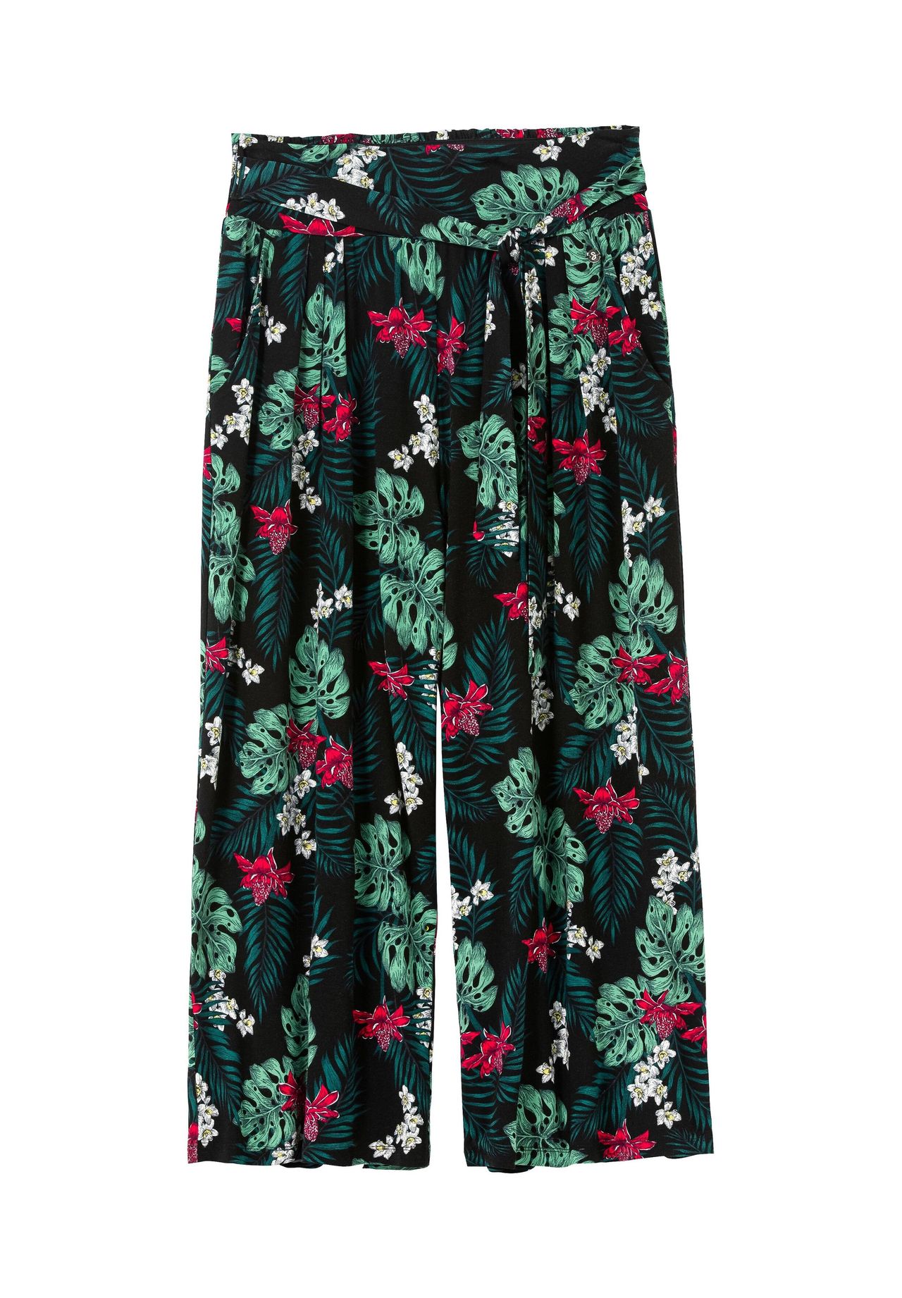 Летние брюки с тропическим принтом Sheego, цвет Schwarz Gemustert
Летние брюки с тропическим принтом Sheego, цвет Schwarz Gemustert