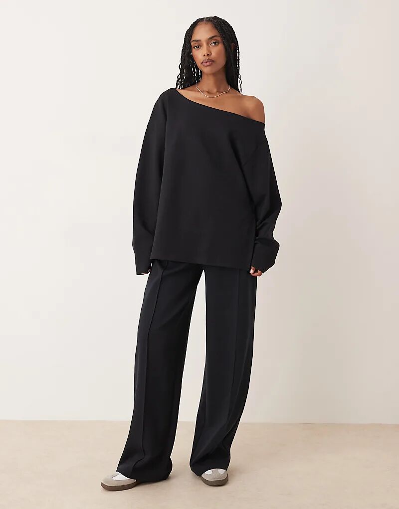 Широкие брюки из джерси ASOS DESIGN черного цвета
Широкие брюки из джерси ASOS DESIGN черного цвета