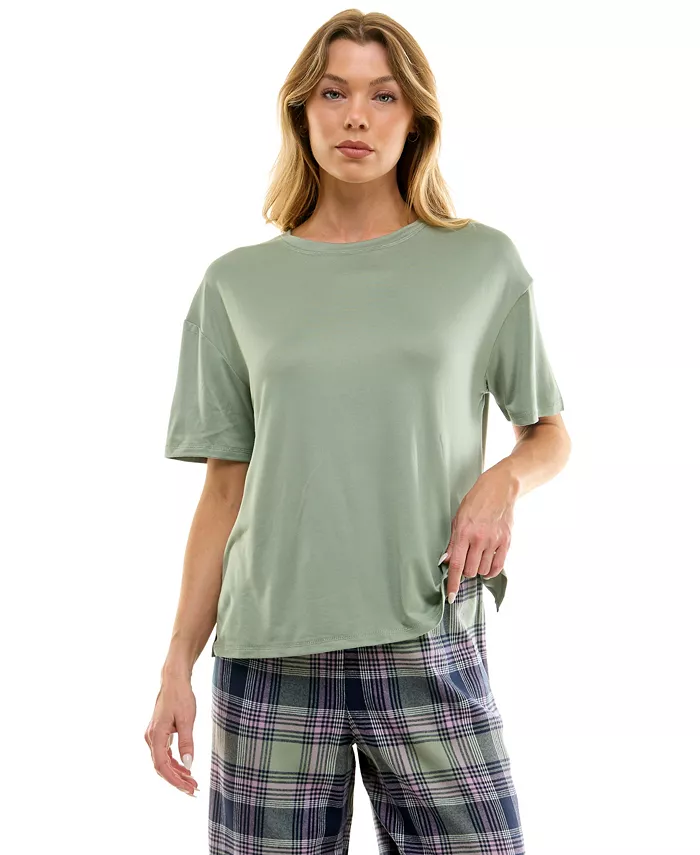 Женская футболка с заниженной линией плеч и круглым вырезом Roudelain, зеленый
Женская футболка с заниженной линией плеч и круглым вырезом Roudelain, зеленый