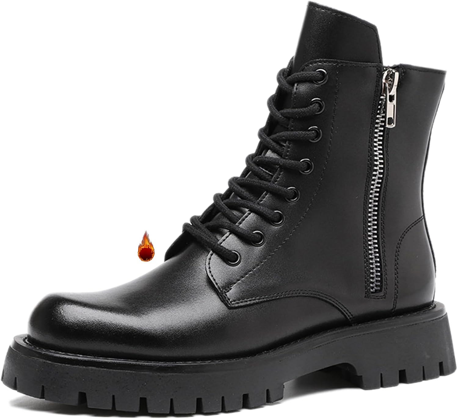 Мужские зимние ботинки на шнуровке с платформой и боковой молнией Adkgbe
Мужские зимние ботинки на шнуровке с платформой и боковой молнией Adkgbe