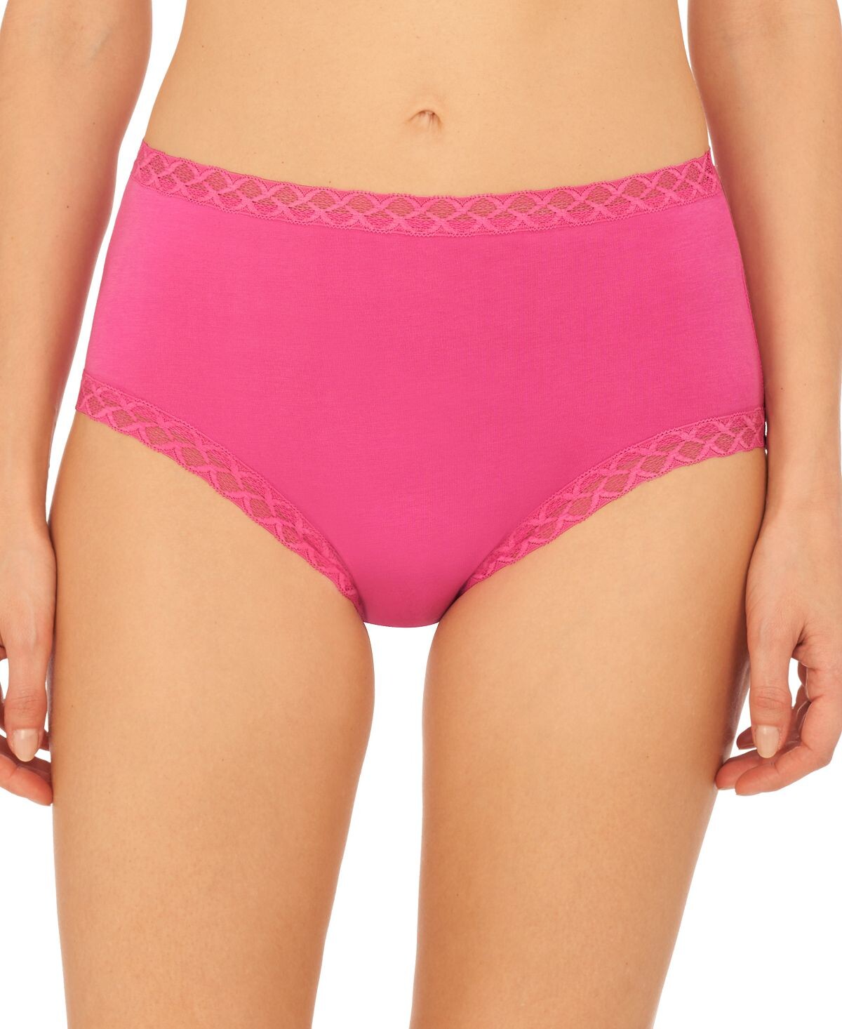 Хлопковые трусы Bliss с кружевной отделкой и высокой посадкой 755058 Natori
Хлопковые трусы Bliss с кружевной отделкой и высокой посадкой 755058 Natori