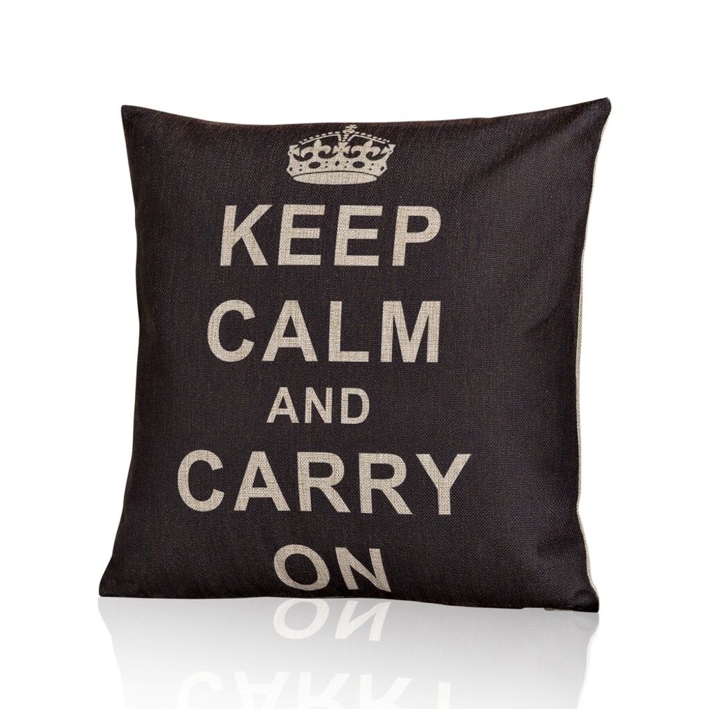 Декоративная подушка Melko с мотивом Keep Calm, включая наполнитель, 45 x 45 x 15 см
Декоративная подушка Melko с мотивом Keep Calm, включая наполнитель, 45 x 45 x 15 см
