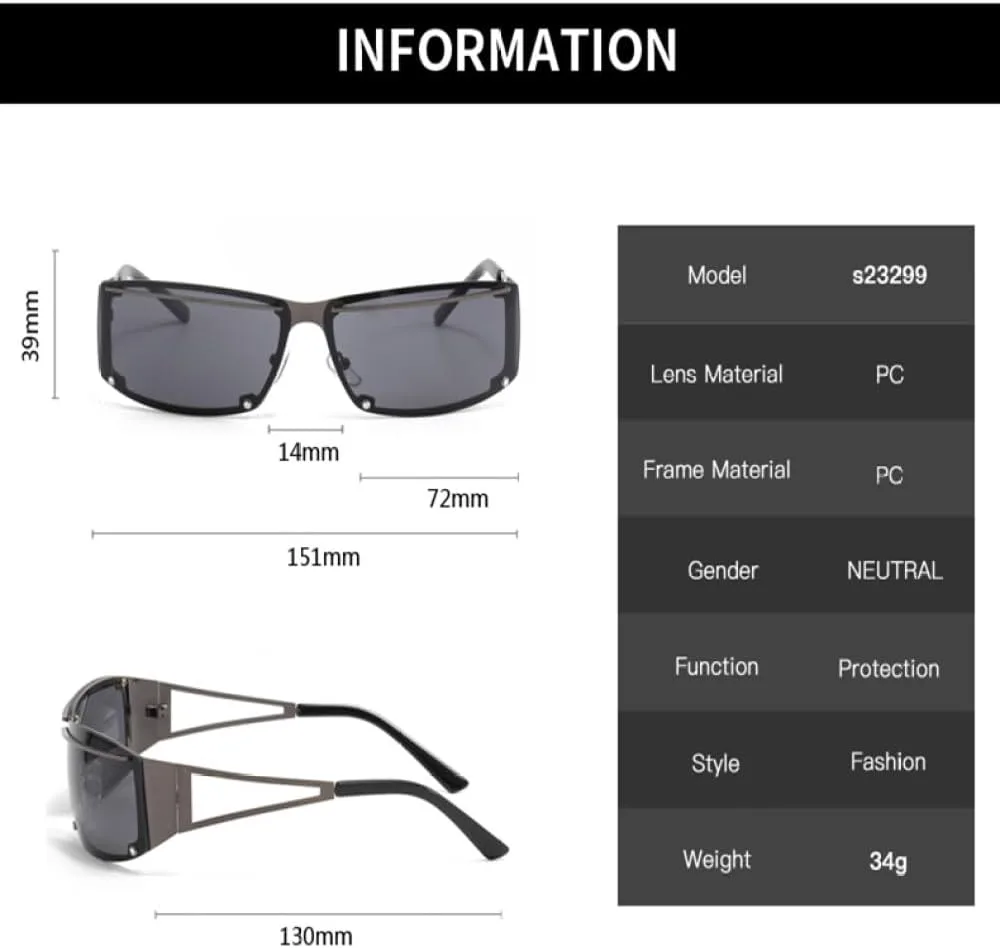 Модные очки 2027 года с полой оправой, солнцезащитные очки с заточкой, стильные, для уличной фотосъемки, универсальные солнцезащитные очки для женщин MTZJH, Black
Модные очки 2027 года с полой оправой, солнцезащитные очки с заточкой, стильные, для уличной фотосъемки, универсальные солнцезащитные очки для женщин MTZJH, Black