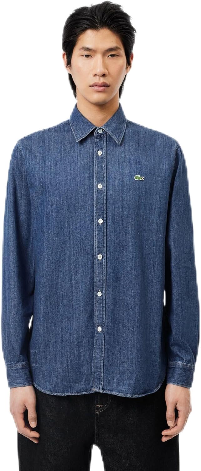 Lacoste мужская рубашка из денима с длинным рукавом, Regular Fit, коллекция Core, Deep Medium
Lacoste мужская рубашка из денима с длинным рукавом, Regular Fit, коллекция Core, Deep Medium