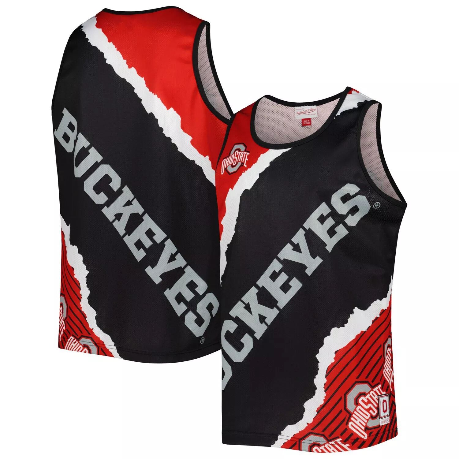 Мужская майка Mitchell & Ness Black/Scarlet Ohio State Buckeyes Jumbotron 2.0 сублимированная майка
Мужская майка Mitchell & Ness Black/Scarlet Ohio State Buckeyes Jumbotron 2.0 сублимированная майка