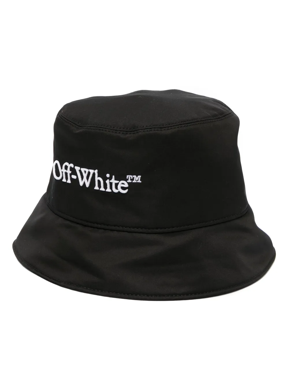 Панама с вышитым логотипом OFF-WHITE, черный 
Панама с вышитым логотипом OFF-WHITE, черный