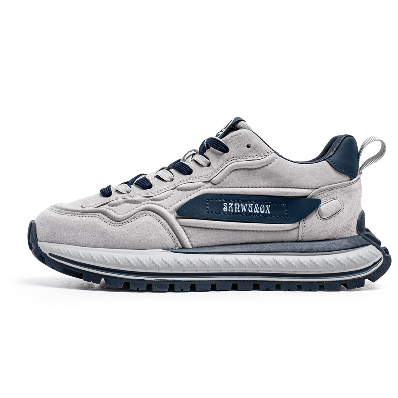 BOLE Мужские серые дышащие противоскользящие повседневные кеды с амортизацией, цвет Gray
BOLE Мужские серые дышащие противоскользящие повседневные кеды с амортизацией, цвет Gray