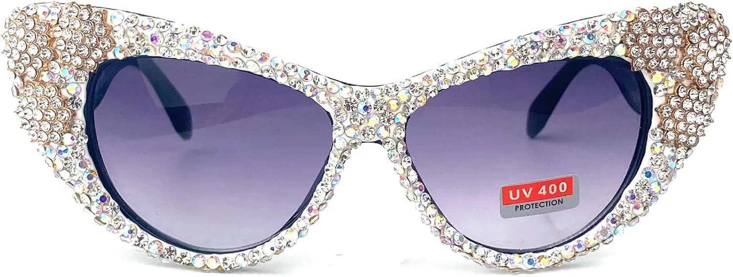 Модные солнцезащитные очки большого размера с бриллиантами, в стиле ретро, сверкающие, для вечеринок, Хэллоуина, рейвов, с кристаллами, для женщин mincl, Gray
Модные солнцезащитные очки большого размера с бриллиантами, в стиле ретро, сверкающие, для вечеринок, Хэллоуина, рейвов, с кристаллами, для женщин mincl, Gray