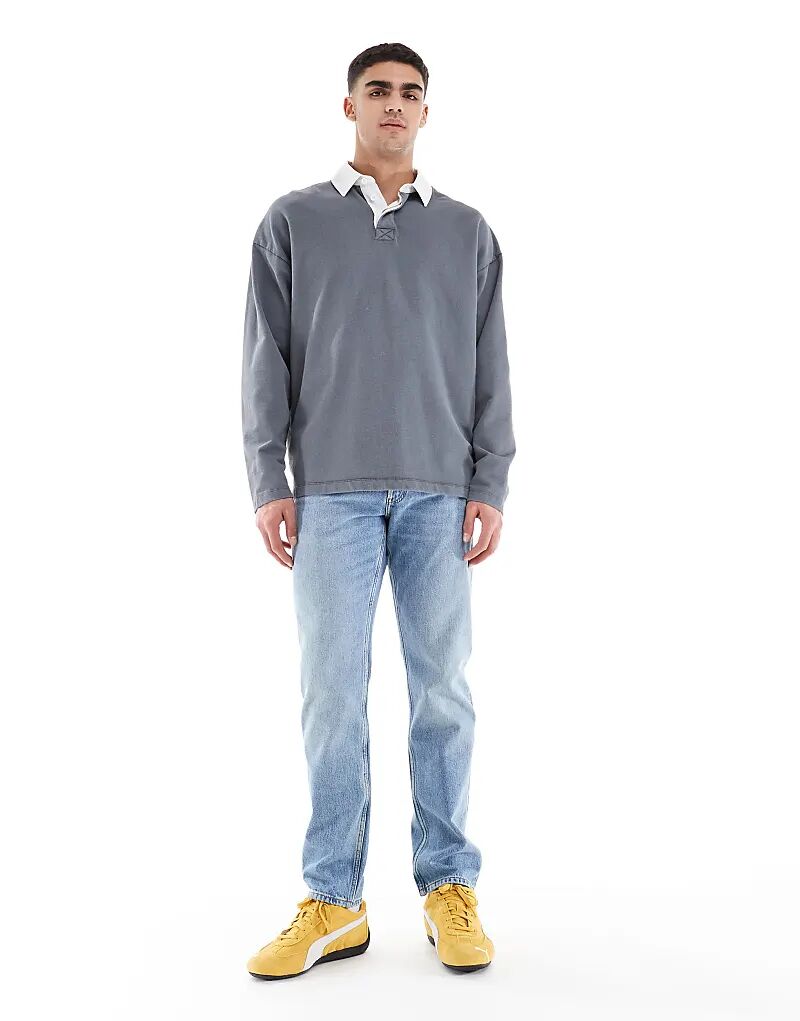 Джинсы ARKET Park прямого кроя, состаренного синего цвета средней степени потертости
Джинсы ARKET Park прямого кроя, состаренного синего цвета средней степени потертости