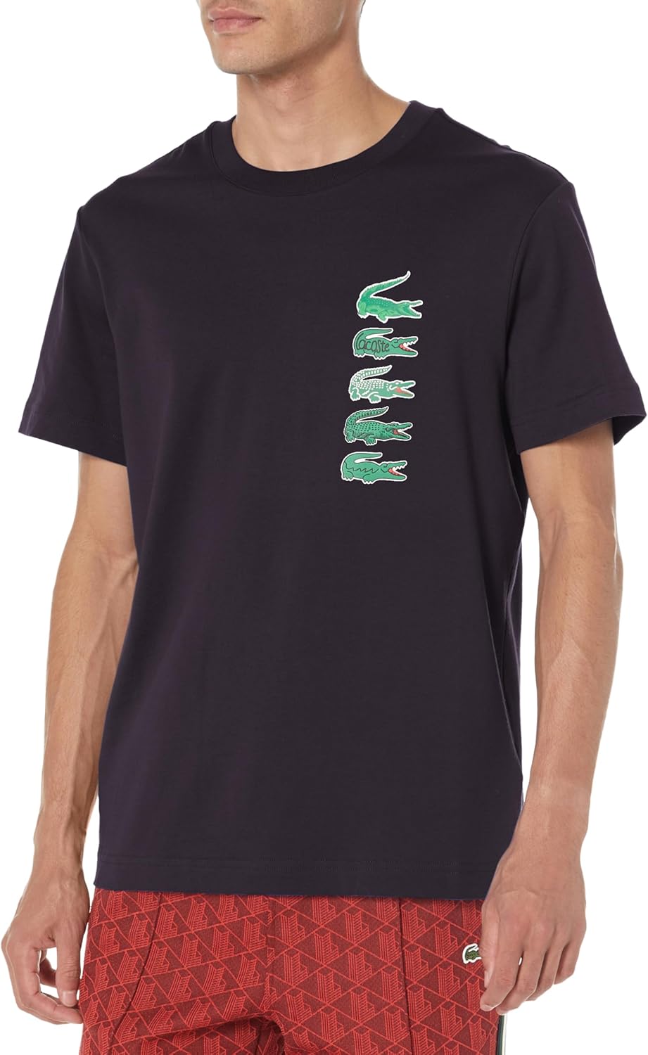 Мужская футболка Lacoste с круглым вырезом, коротким рукавом, стандартным кроем и графикой, Abimes
Мужская футболка Lacoste с круглым вырезом, коротким рукавом, стандартным кроем и графикой, Abimes