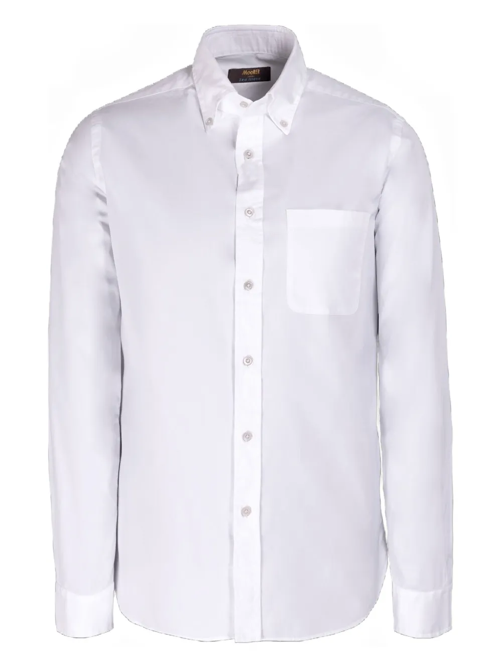 Рубашка с нагрудным карманом и застежкой на пуговицы Moorer, белый
Рубашка с нагрудным карманом и застежкой на пуговицы Moorer, белый