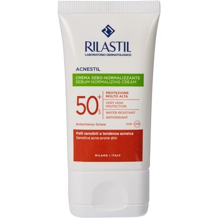 Acnestil Sebo-Normalizing Cream смягчающее и матирующее действие Anti-Erythm Acneica SPF 50+ 40 мл Rilastil
Acnestil Sebo-Normalizing Cream смягчающее и матирующее действие Anti-Erythm Acneica SPF 50+ 40 мл Rilastil