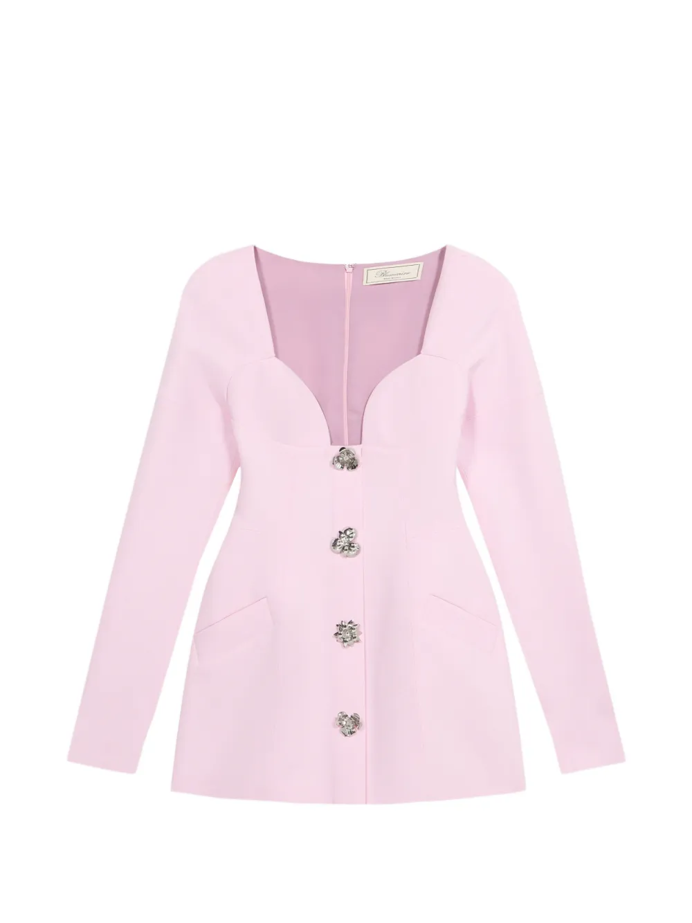 Мини-платье с отделкой пуговицами Blumarine, розовый
Мини-платье с отделкой пуговицами Blumarine, розовый