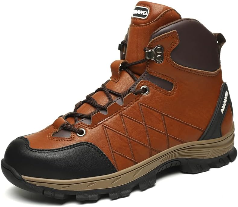 Рабочие ботинки AMAWEI для мужчин, с защитными стальными носками, кевларовой промежуточной подошвой, противоскользящие, водоотталкивающие (AW848), коричневый
Рабочие ботинки AMAWEI для мужчин, с защитными стальными носками, кевларовой промежуточной подошвой, противоскользящие, водоотталкивающие (AW848), коричневый