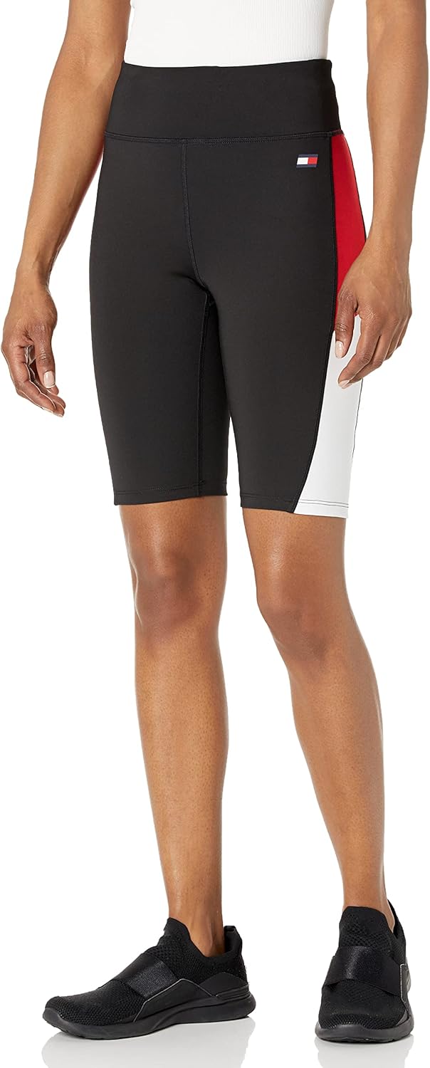 Женские компрессионные байкерские шорты Tommy Hilfiger в цветных блоках, Black
Женские компрессионные байкерские шорты Tommy Hilfiger в цветных блоках, Black
