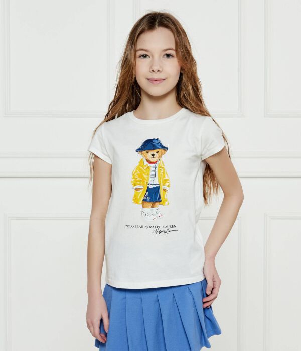 Футболка детская Polo Ralph Lauren с изображением медведя, белый
Футболка детская Polo Ralph Lauren с изображением медведя, белый