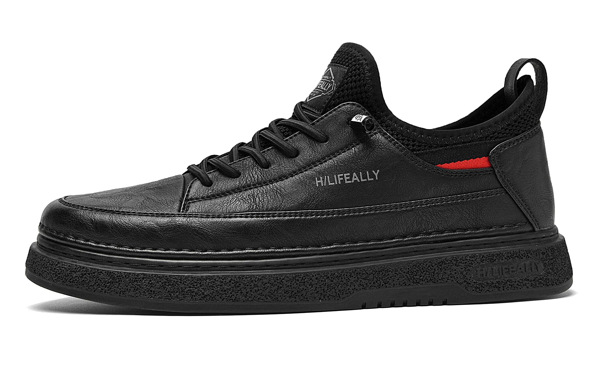 Повседневные кроссовки мужские низкие черно-белые HLA, экрю
Повседневные кроссовки мужские низкие черно-белые HLA, экрю