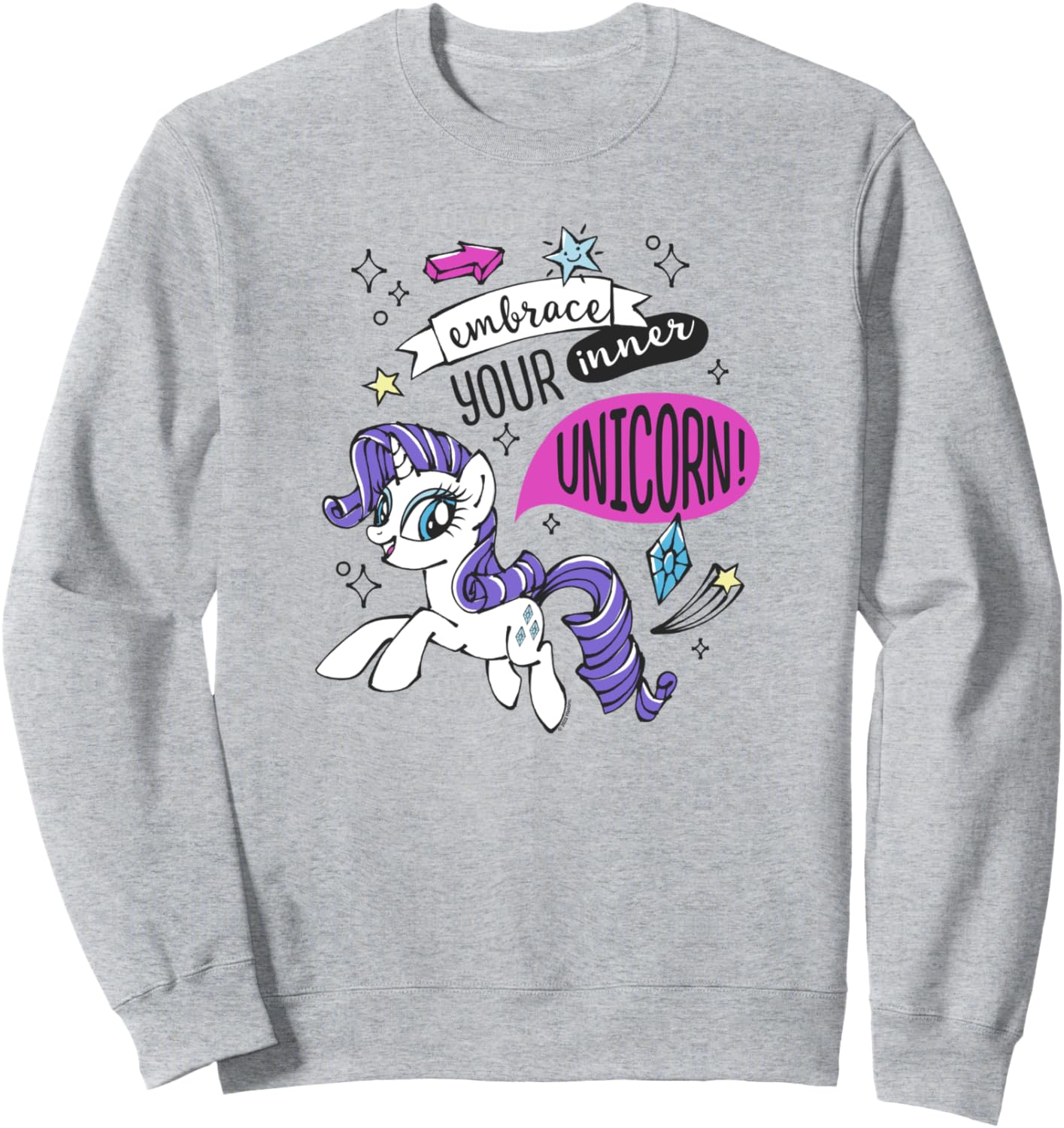 Толстовка «My Little Pony: Friendship Is Magic Embrace Your Unicorn», серый
Толстовка «My Little Pony: Friendship Is Magic Embrace Your Unicorn», серый