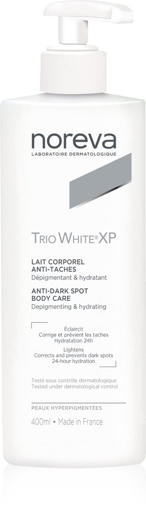 Лосьон для тела Trio White XP Anti-Dark Spot Body Care для коррекции пигментных пятен Noreva, 400 мл
Лосьон для тела Trio White XP Anti-Dark Spot Body Care для коррекции пигментных пятен Noreva, 400 мл
