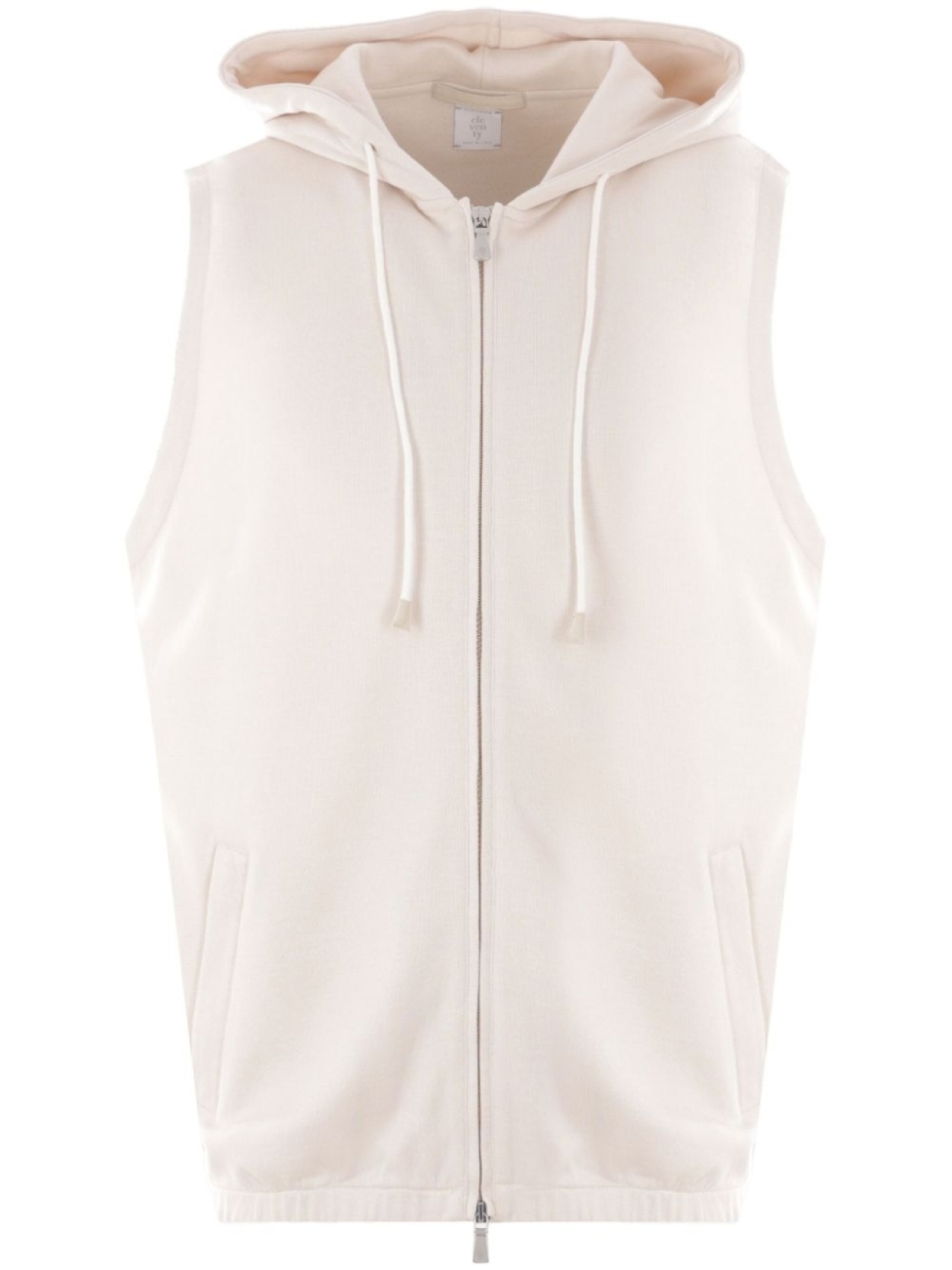 Eleventy худи без рукавов, нейтральный цвет 
Eleventy худи без рукавов, нейтральный цвет