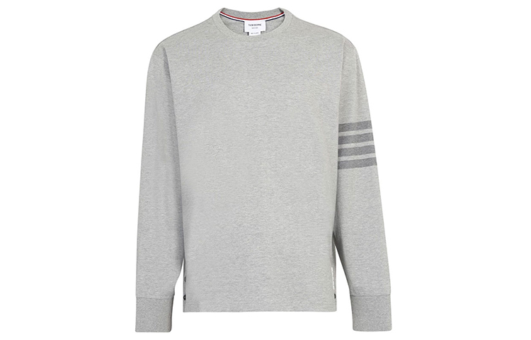 Футболка с четырьмя полосами THOM BROWNE, светло-серый
Футболка с четырьмя полосами THOM BROWNE, светло-серый