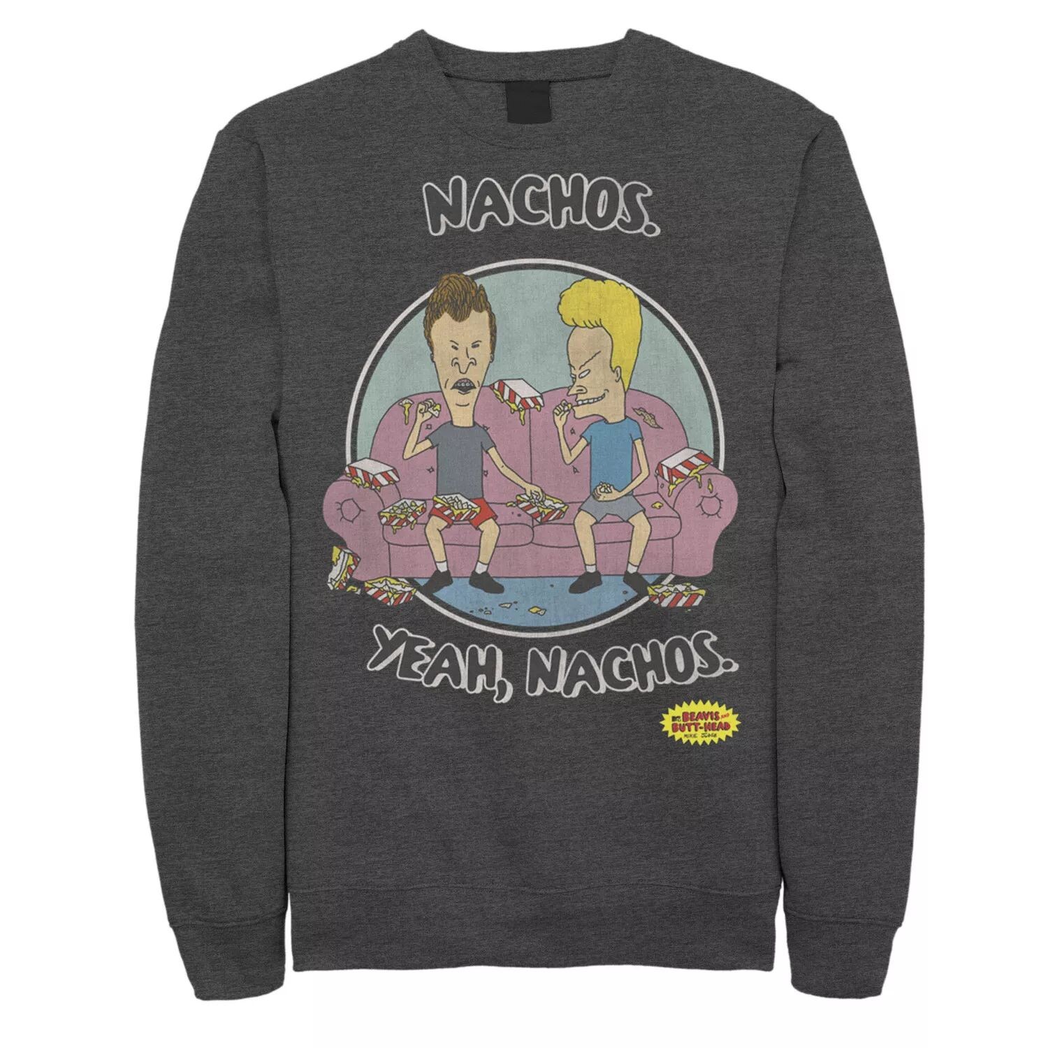 Мужской флисовый топ с портретом Beavis And Butt-Head Nacho Yeah Nachos Licensed Character
Мужской флисовый топ с портретом Beavis And Butt-Head Nacho Yeah Nachos Licensed Character