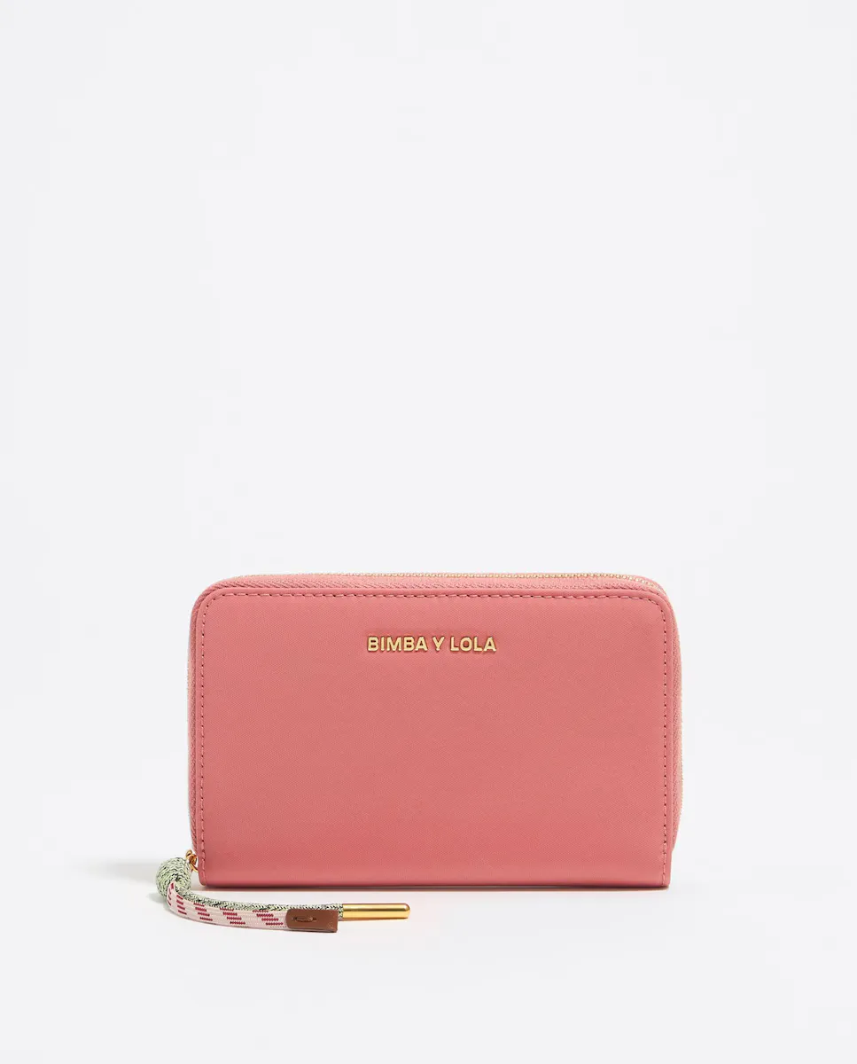 Горизонтальный нейлоновый женский кошелек Bimba y Lola, розовый
Горизонтальный нейлоновый женский кошелек Bimba y Lola, розовый