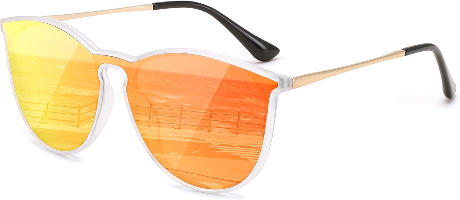 Солнцезащитные очки FEISEDY для женщин и мужчин, ретро, круглые, «кошачий глаз», дизайнерские, с зеркальными линзами и защитой от УФ-излучения, артикул B0210, Transparent - Red Revo
Солнцезащитные очки FEISEDY для женщин и мужчин, ретро, круглые, «кошачий глаз», дизайнерские, с зеркальными линзами и защитой от УФ-излучения, артикул B0210, Transparent - Red Revo