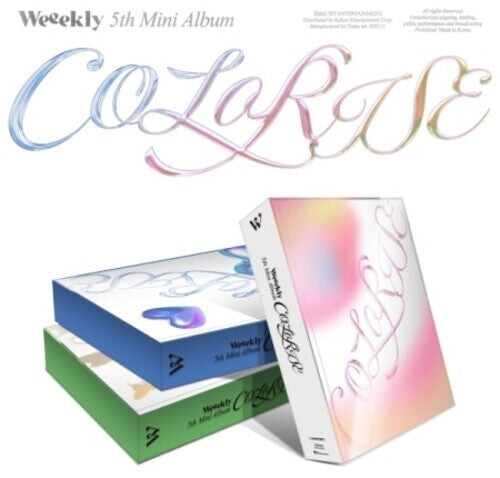 CD диск Weeekly: Colorise - Random Cover - incl. 96pg Photobook, Envelope, 2 Photocards, Special Photocard, Accordion Photo, Folded Poster, 6-Cut Photo, Pallet Card + Coloring Card
CD диск Weeekly: Colorise - Random Cover - incl. 96pg Photobook, Envelope, 2 Photocards, Special Photocard, Accordion Photo, Folded Poster, 6-Cut Photo, Pallet Card + Coloring Card