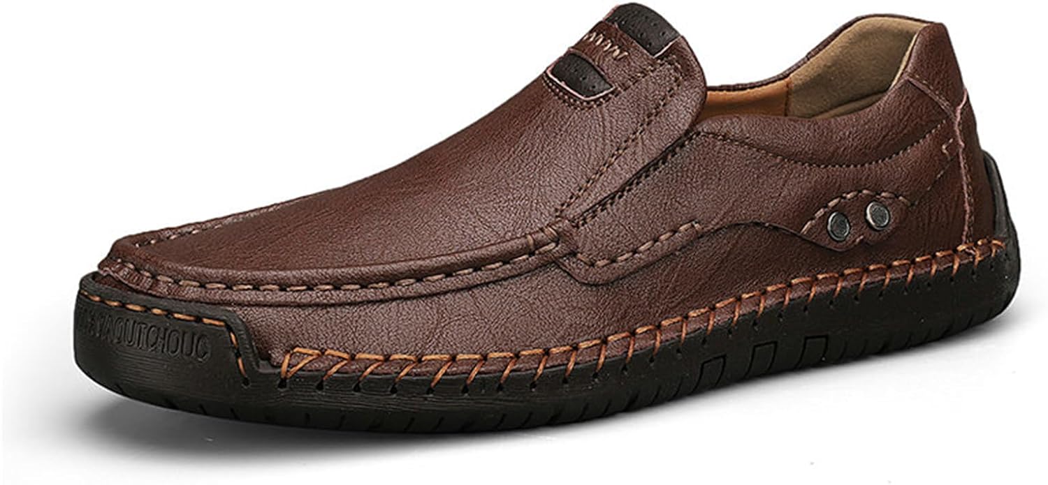 Мужские слипоны ручной работы из натуральной кожи, мягкие и дышащие, для ходьбы и вождения Abborora, темно-коричневый
Мужские слипоны ручной работы из натуральной кожи, мягкие и дышащие, для ходьбы и вождения Abborora, темно-коричневый