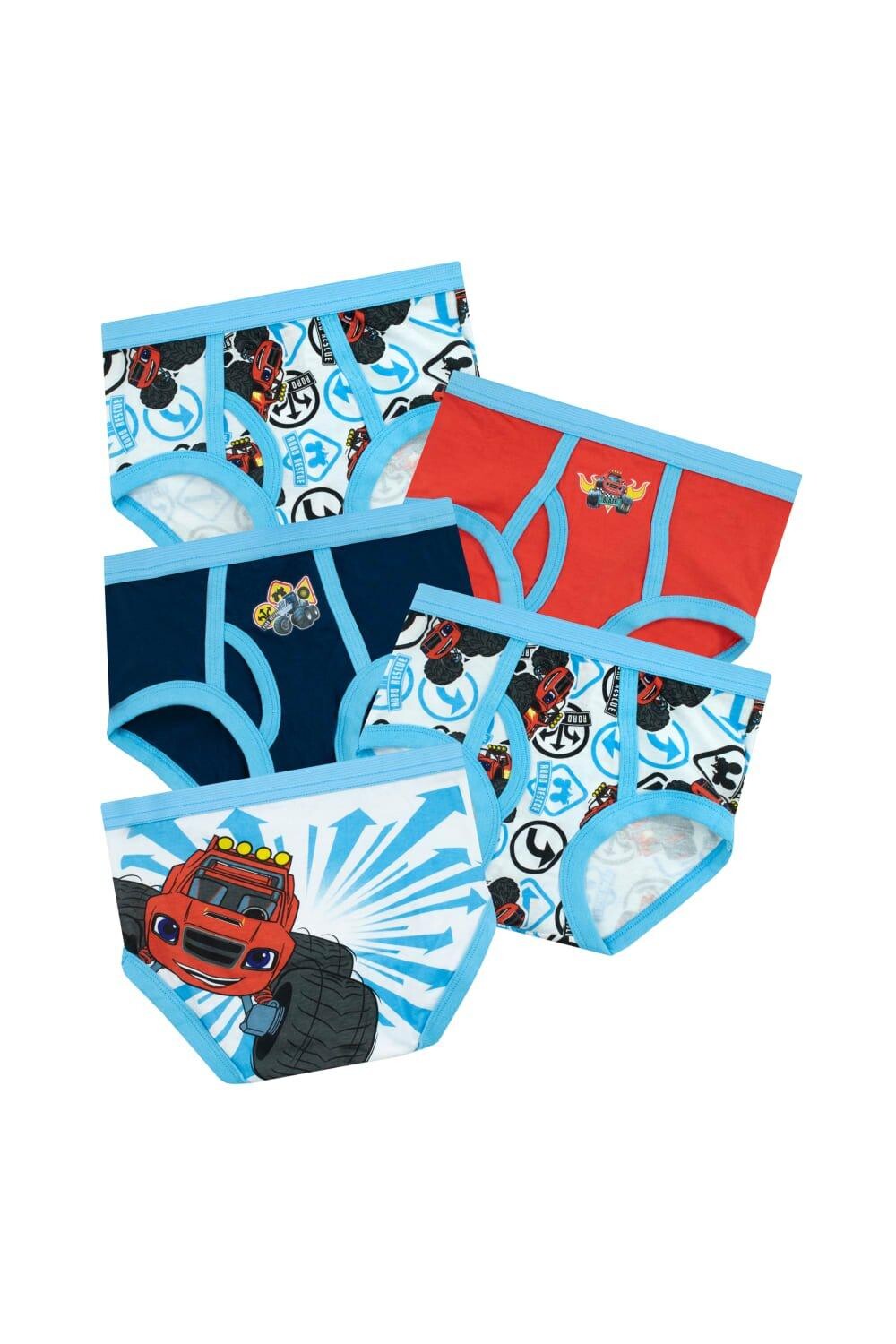 Нижнее белье, трусы, 5 шт. Blaze and the Monster Machines, синий
Нижнее белье, трусы, 5 шт. Blaze and the Monster Machines, синий