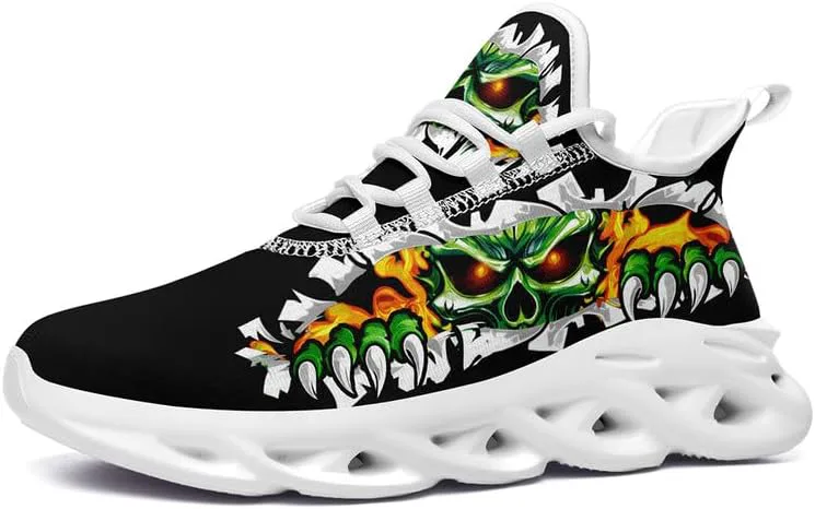 Модные кроссовки с черепом для мужчин и женщин, с дерзкой элегантностью, готические легкие кроссовки из сетки EVA для ходьбы, тенниса и спорта AWSOLE, белый
Модные кроссовки с черепом для мужчин и женщин, с дерзкой элегантностью, готические легкие кроссовки из сетки EVA для ходьбы, тенниса и спорта AWSOLE, белый