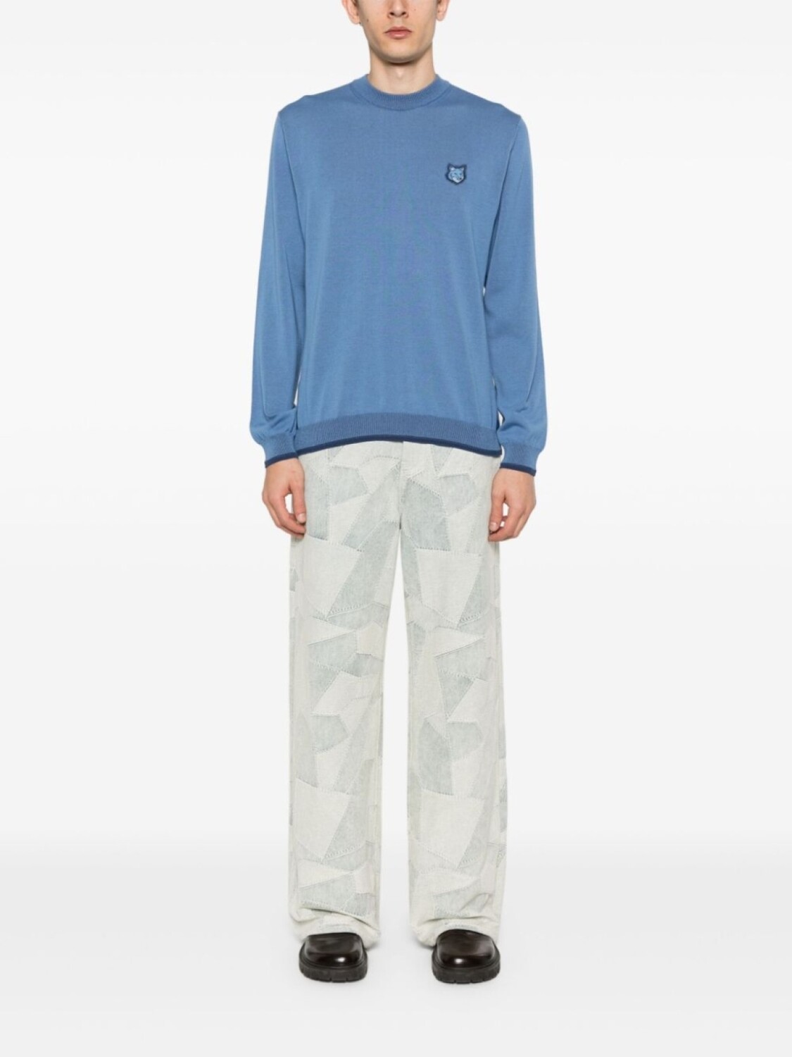 Джемпер с декором Maison Kitsuné, синий
Джемпер с декором Maison Kitsuné, синий