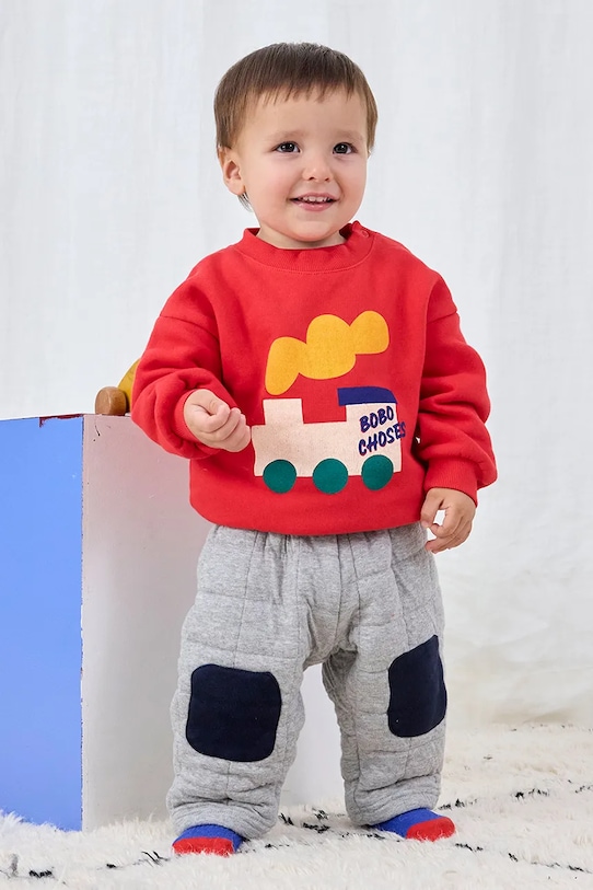 Детская хлопковая толстовка Choo Choo Bobo Choses, красный
Детская хлопковая толстовка Choo Choo Bobo Choses, красный