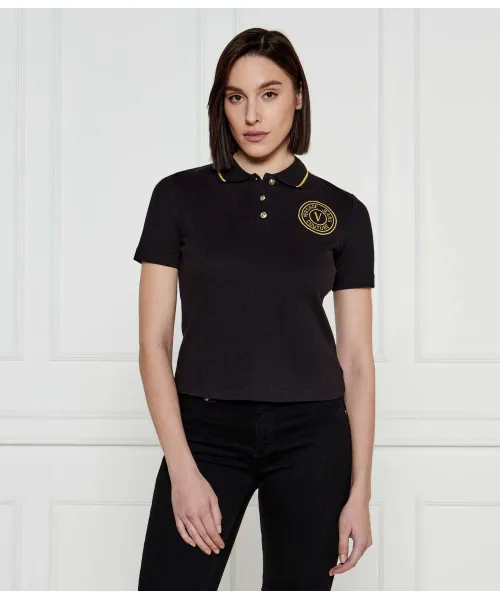 Футболка поло Regular fit Versace Jeans Couture, черный
Футболка поло Regular fit Versace Jeans Couture, черный
