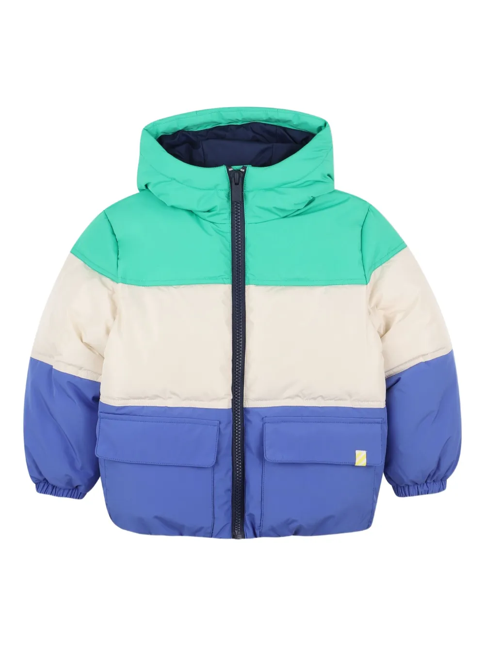 Пуховик в стиле колор-блок Billieblush, нейтральный
Пуховик в стиле колор-блок Billieblush, нейтральный