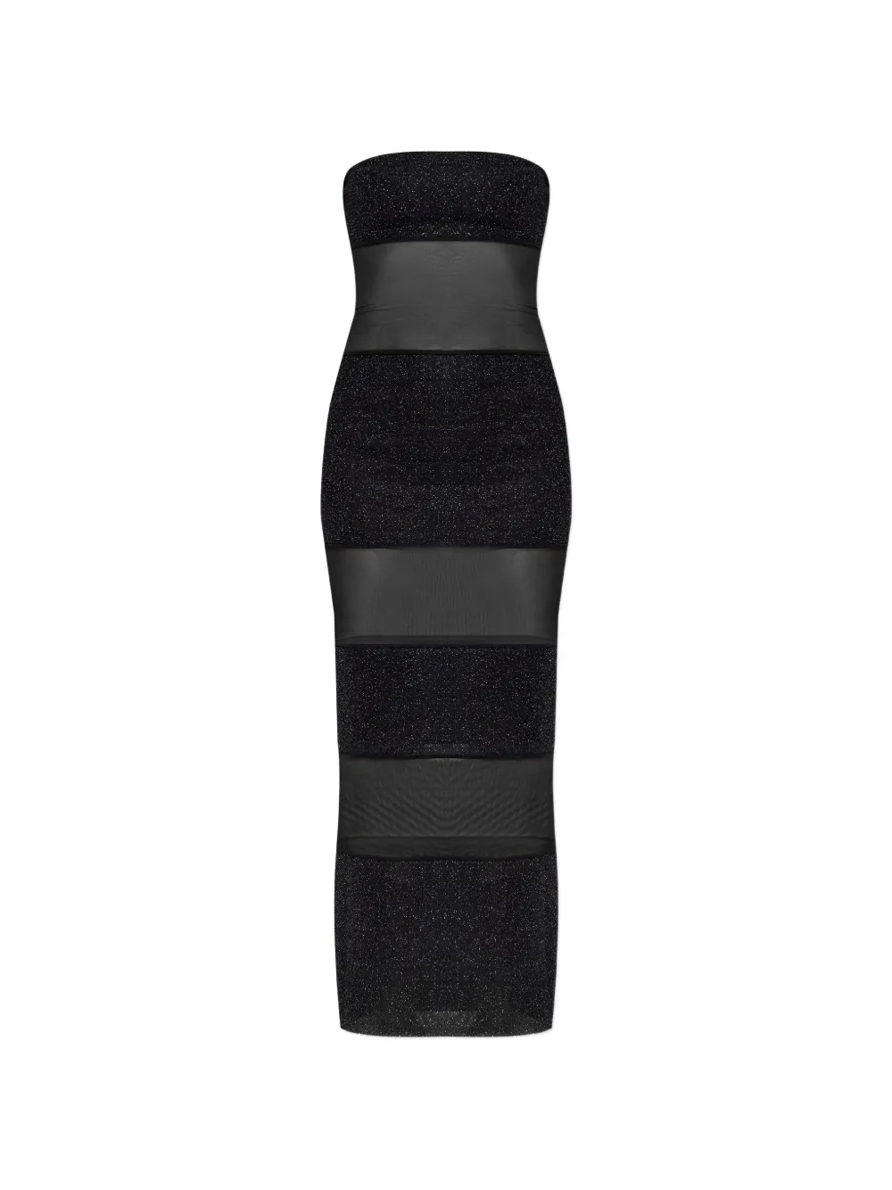 Макси-платье без бретелек с прозрачными вставками Oséree, черный
Макси-платье без бретелек с прозрачными вставками Oséree, черный