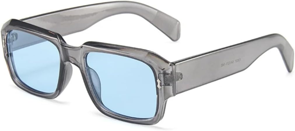 Солнцезащитные очки для мужчин и женщин - защита UV400 - маленькая оправа с декоративными заклепками, градиентные линзы для занятий спортом на открытом воздухе DSVIGF, Gray Blue
Солнцезащитные очки для мужчин и женщин - защита UV400 - маленькая оправа с декоративными заклепками, градиентные линзы для занятий спортом на открытом воздухе DSVIGF, Gray Blue