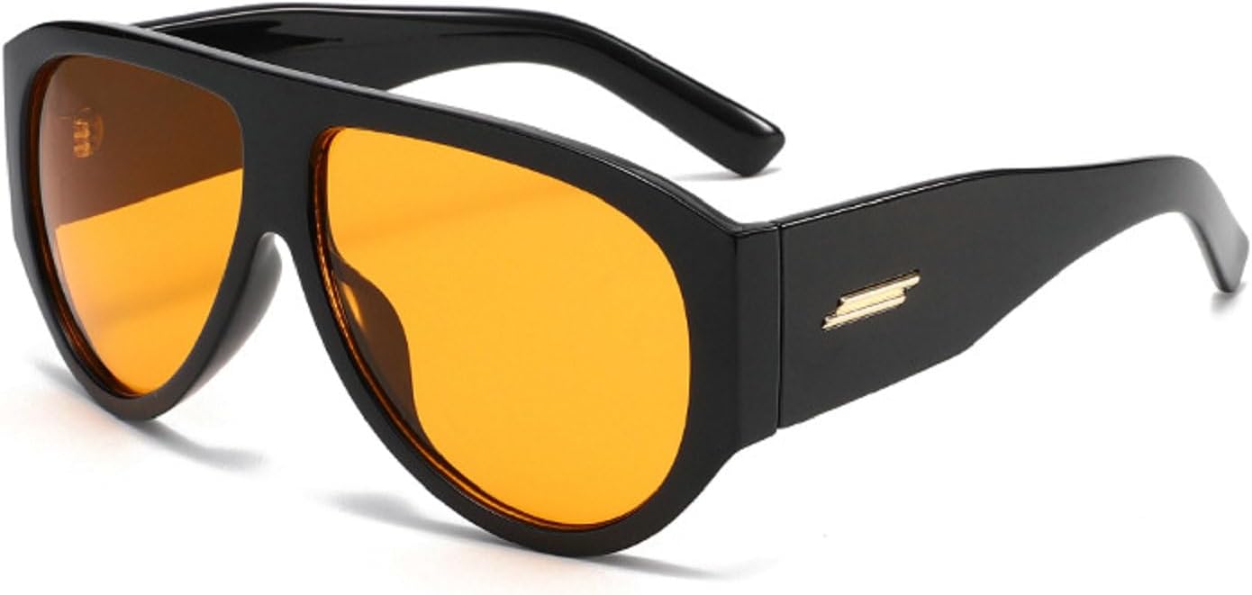 Большие солнцезащитные очки-пилот в стиле панк Y2K для женщин, 2025 год, роскошные винтажные солнцезащитные очки-щит овальной формы, модные для активного отдыха mincl, Yellow
Большие солнцезащитные очки-пилот в стиле панк Y2K для женщин, 2025 год, роскошные винтажные солнцезащитные очки-щит овальной формы, модные для активного отдыха mincl, Yellow