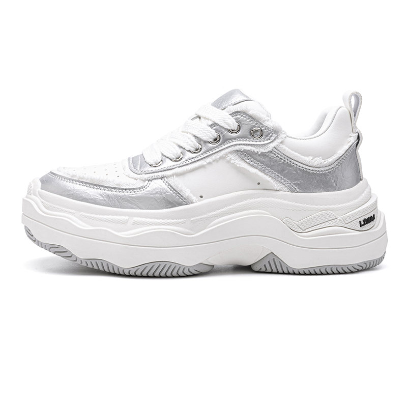 LINGMO Низкие кеды унисекс серебристые, цвет Silver
LINGMO Низкие кеды унисекс серебристые, цвет Silver