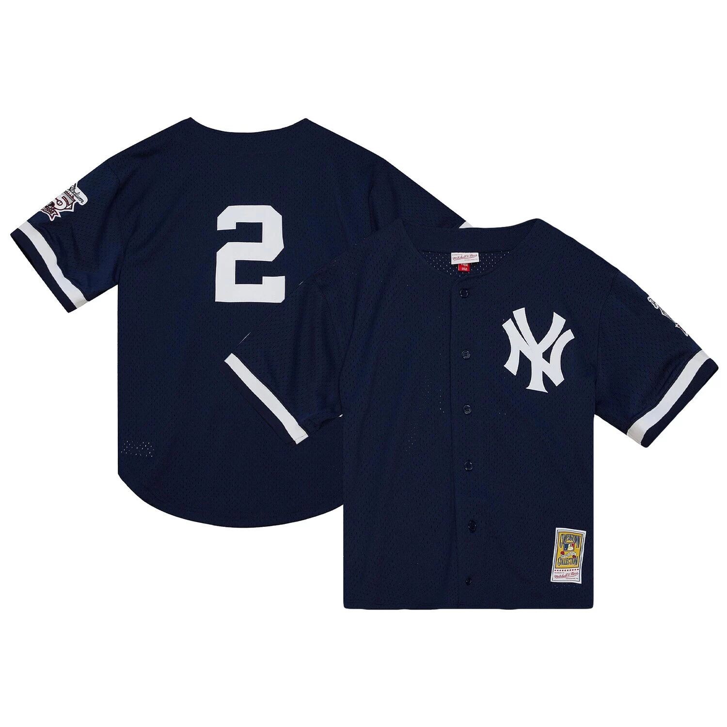 Мужская футболка на пуговицах Mitchell & Ness Derek Jeter темно-синего цвета New York Yankees Cooperstown Collection, сетчатый тренировочный трикотаж на пуговицах, Синий, Мужская футболка на пуговицах Mitchell & Ness Derek Jeter темно-синего цвета New Yor
Мужская футболка на пуговицах Mitchell & Ness Derek Jeter темно-синего цвета New York Yankees Cooperstown Collection, сетчатый тренировочный трикотаж на пуговицах, Синий, Мужская футболка на пуговицах Mitchell & Ness Derek Jeter темно-синего цвета New Yor