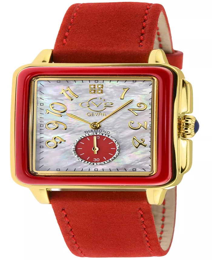 Женские часы Bari Enamel Swiss Quartz с итальянским красным кожаным ремешком 34mm Gevril
Женские часы Bari Enamel Swiss Quartz с итальянским красным кожаным ремешком 34mm Gevril