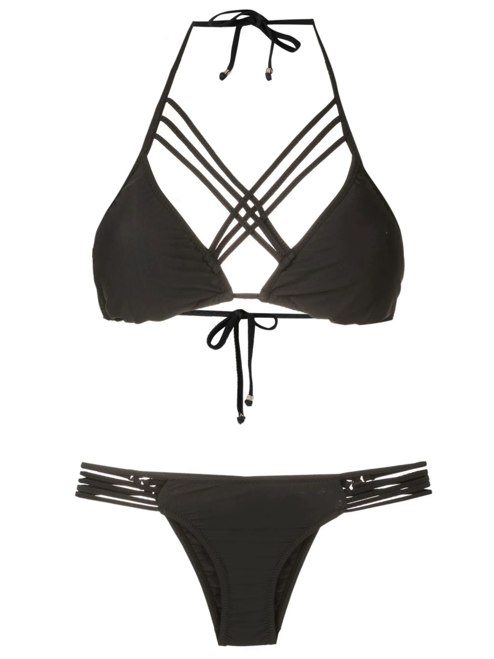 Бикини с перекрестными бретелями Amir Slama, черный
Бикини с перекрестными бретелями Amir Slama, черный