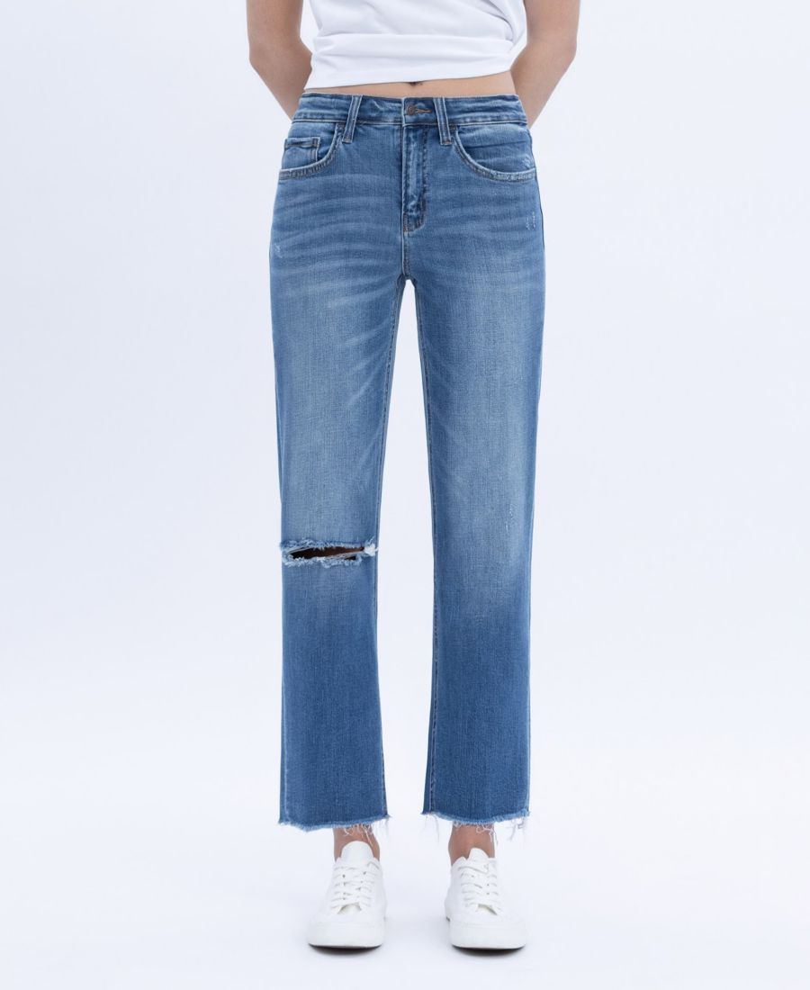 Женские джинсы прямого кроя со средней посадкой Flying Monkey, Tranquility blue
Женские джинсы прямого кроя со средней посадкой Flying Monkey, Tranquility blue