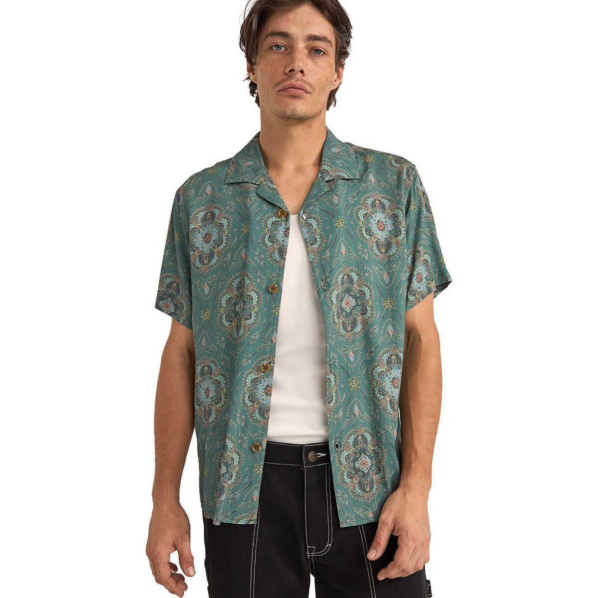 Арло рубашка с коротким рукавом Rhythm, зеленый
Арло рубашка с коротким рукавом Rhythm, зеленый