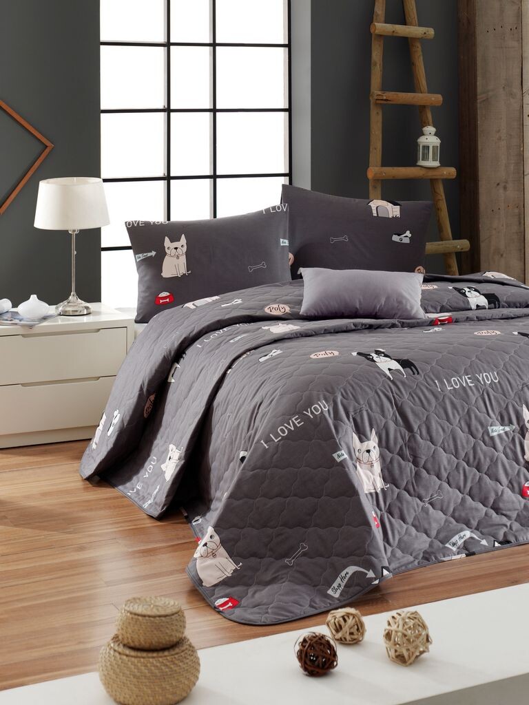 L'Essentiel Linge de Maison, Papçik- MJF8226, Антрацит, Покрывала, 100% хлопок ранфорс
L'Essentiel Linge de Maison, Papçik- MJF8226, Антрацит, Покрывала, 100% хлопок ранфорс