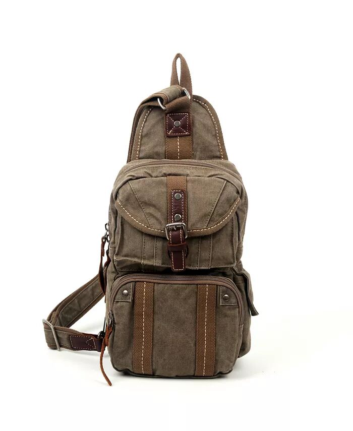 Сумка-слинг из холста Sunset Cove TSD BRAND, зеленый
Сумка-слинг из холста Sunset Cove TSD BRAND, зеленый