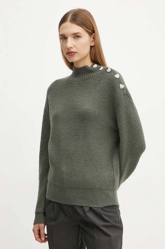 Свитер с добавлением шерсти Morgan, зеленый
Свитер с добавлением шерсти Morgan, зеленый