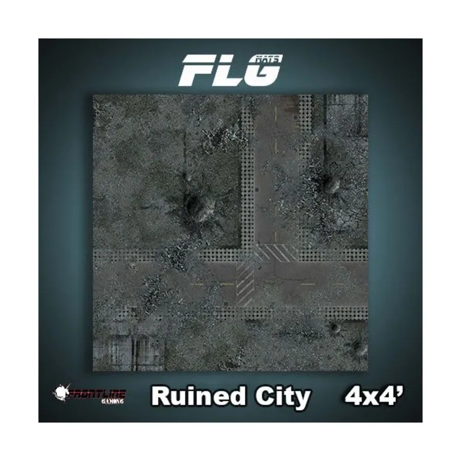 4 х 4 фута — разрушенный город, F.L.G. Mats 4' x 4'
4 х 4 фута — разрушенный город, F.L.G. Mats 4' x 4'